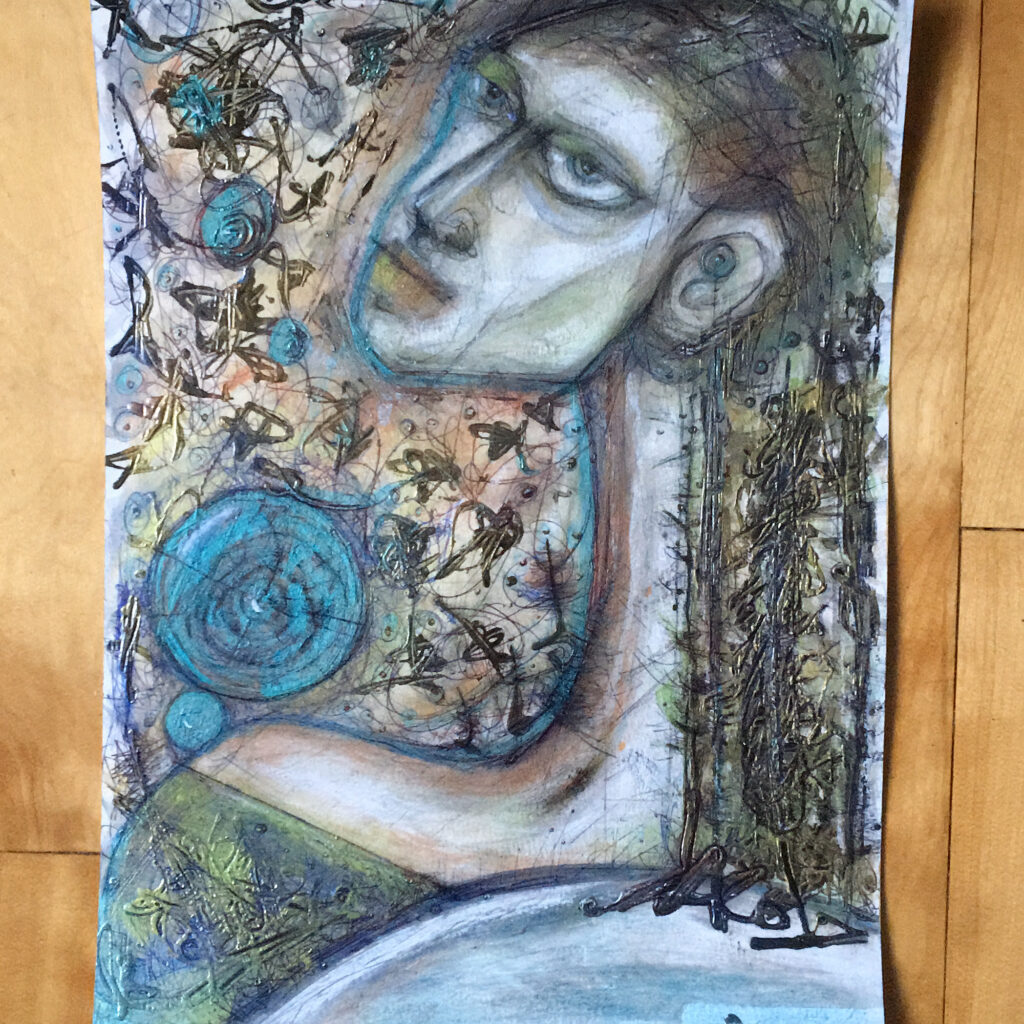 La Turquoise - 12x9 - 110$