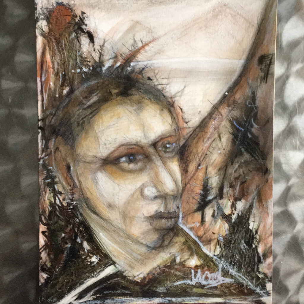 La montagne et moi - 12x9 - 110$
