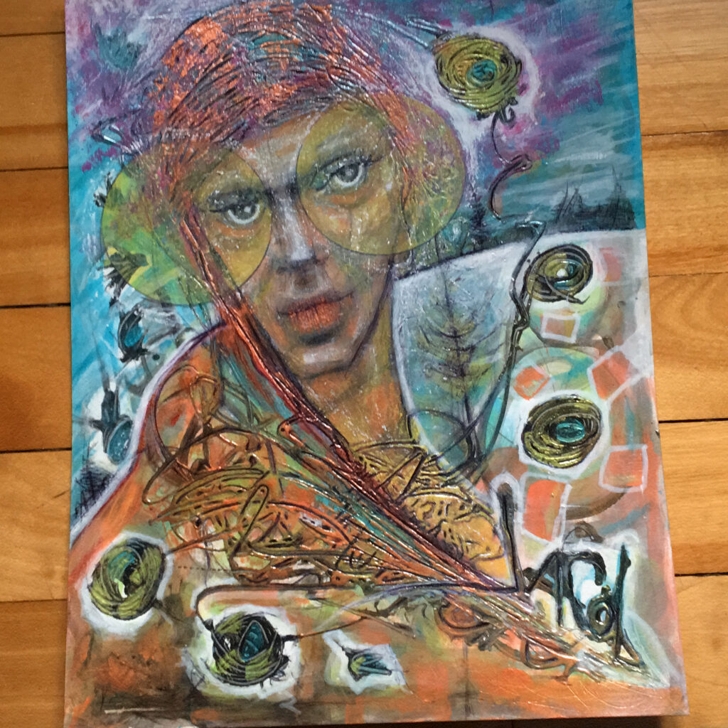 Peace and love - 12x9 - 110$