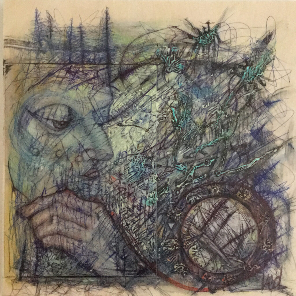 Tempête forestière - 12x12 - 144$